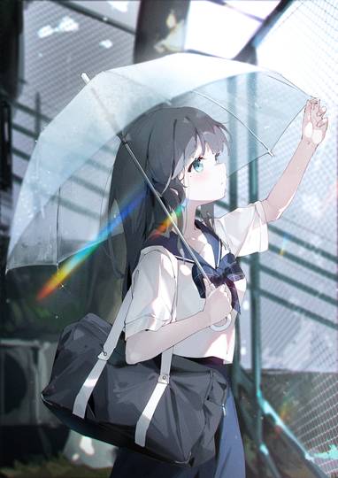 雨がやんだ～🌞🌂😄